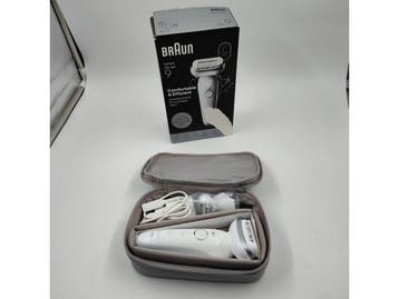 Braun Silk·épil 9 9-030 - Epilator - Zilver, Witgoed en Apparatuur, Persoonlijke-verzorgingsapparatuur, Verzenden, Zo goed als nieuw