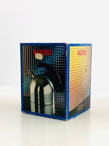 Alessi - Richard Sapper - Fluitketel - 9091 - Staal, Koper,