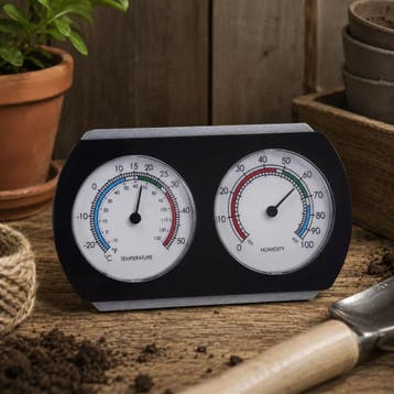 Hendrik Jan Hygro-thermometer analoog met thermometer en..., Ophalen of Verzenden, Nieuw