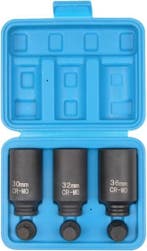 12 Kant Aandrijfas Doppenset 30 - 32 - 36 Mm - Veeltands Dop, Ophalen of Verzenden, Nieuw