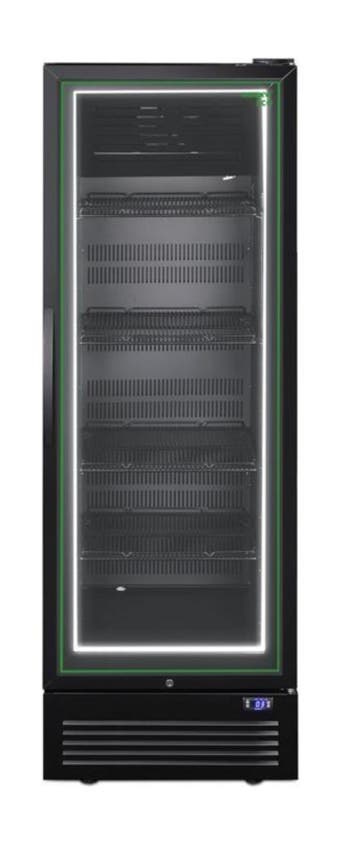 Displayvriezer met Glasdeur | 364 Liter | Zwart | -18 tot..., Verzenden, Nieuw in verpakking