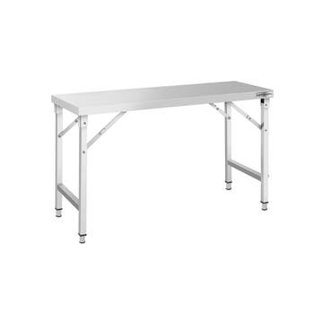 GGM Gastro | RVS werktafel - inklapbaar - 1500x600mm |, Zakelijke goederen, Horeca | Meubilair en Inrichting, Verzenden, Nieuw in verpakking