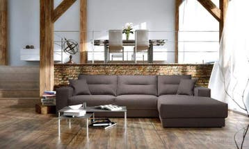Loungebank Venray - loungebanken - Grijs, Nieuw, 150 cm of meer, Stof, 250 tot 300 cm