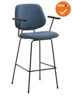 Barkruk Eva - NIEUW - Blauw (Krukken), Werkplek, Ophalen of Verzenden, Nieuw zonder verpakking, Overige typen