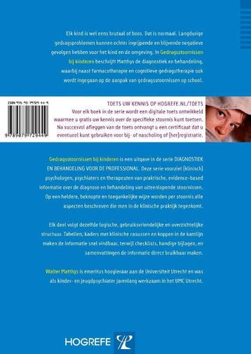 Gedragsstoornissen bij kinderen / Diagnostiek en behandeling, Boeken, Verzenden, Zo goed als nieuw, Walter Matthys