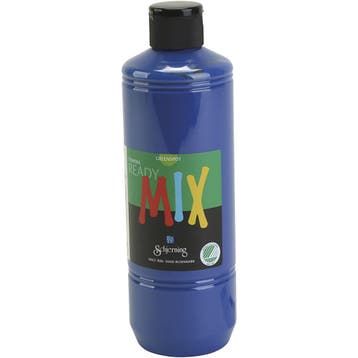 Greenspot Plakaatverf, matt, donkerblauw, 500 ml/ 1 fles, Hobby en Vrije tijd, Nieuw