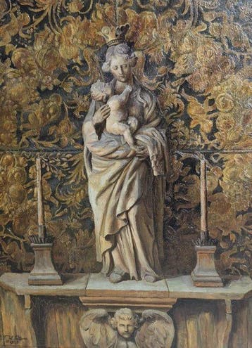 Juliaan Pittoors (1887-1959) - Groot Trompe-l’oeil Stilleven