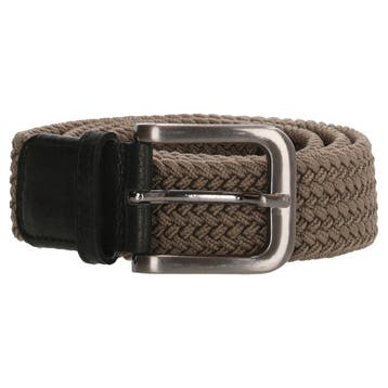Hide & Stitches Elastische Stretch Riem - Taupe -, Verzenden, Nieuw, 3 tot 5 cm, Bruin