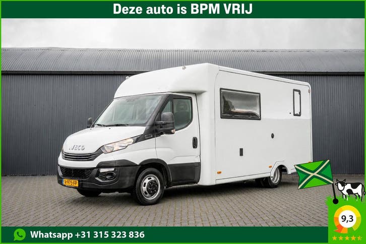 Iveco Daily 40C18 3.0L 180PK | Camperkandidaat | 1ste Eigena, Auto's, Bestelauto's, Dealer onderhouden, Lease, Overige kleuren
