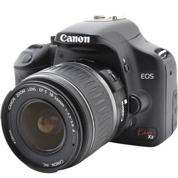 Canon EOS 450D / Kiss X2 + EF-S 3.5-5.6/18-55mm II USM, Nieuw