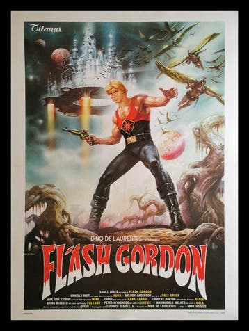 Renato Casaro - Flash Gordon - FLASH GORDON Original Movie, Nieuw