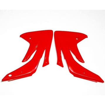 UFO Radiateurkappen Honda CRF150R 2007-2023 rood - -, Motoren, Ophalen of Verzenden, Nieuw