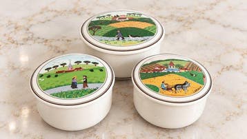 Villeroy & Boch - 3 Boîtes « Design Naïf » - Tafelservies