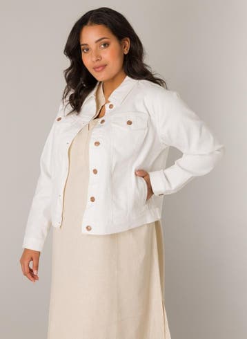 Base Level Curvy jasje Yamila white Maat:, Verzenden, Nieuw, Overige kleuren