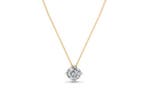 Halsketting - 14 karaat Geel goud - 3.00ct. tw. Diamant, Nieuw