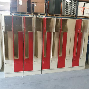 20-deurs Oostwoud ruimte besparende Z-lockerkast - 195x300x5, Ophalen of Verzenden, Nieuw