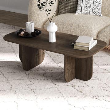 Asir 327ODS1410 Salontafel Okkernoot  van 99 voor 69, Overige materialen, 50 tot 100 cm, Nieuw, 5 – 50