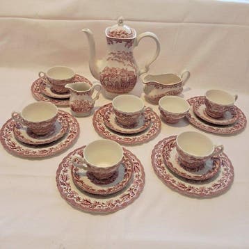 Myott - Koffieservies (22) - Country Life - Porselein