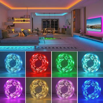 RGB LED Strip Verlichting - Flexibel, APP & Afstandsbedienin, Verzenden, Nieuw