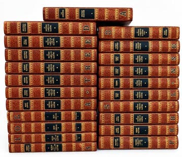France - Superbe lot de 25 livres reliés – Collection