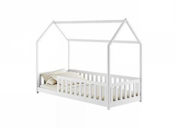 Kinderbed Huisbed Nova - Wit - 90 x 200 - Direct Leverbaar!, Verzenden, Nieuw, 180 cm of meer, 85 tot 100 cm