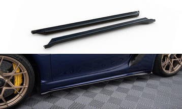 Zijskirts Porsche 718 Cayman GT4 RS Maxton Glans Zwart, Ophalen of Verzenden, Nieuw