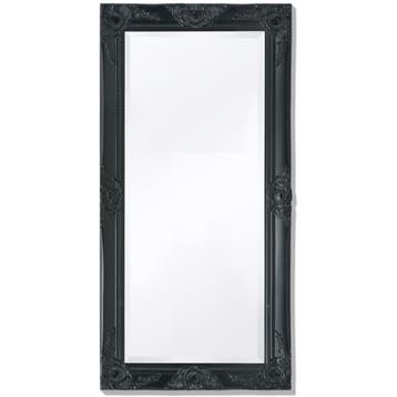 vidaXL Wandspiegel Barok 100 x 50 cm zwart, Verzenden, Nieuw