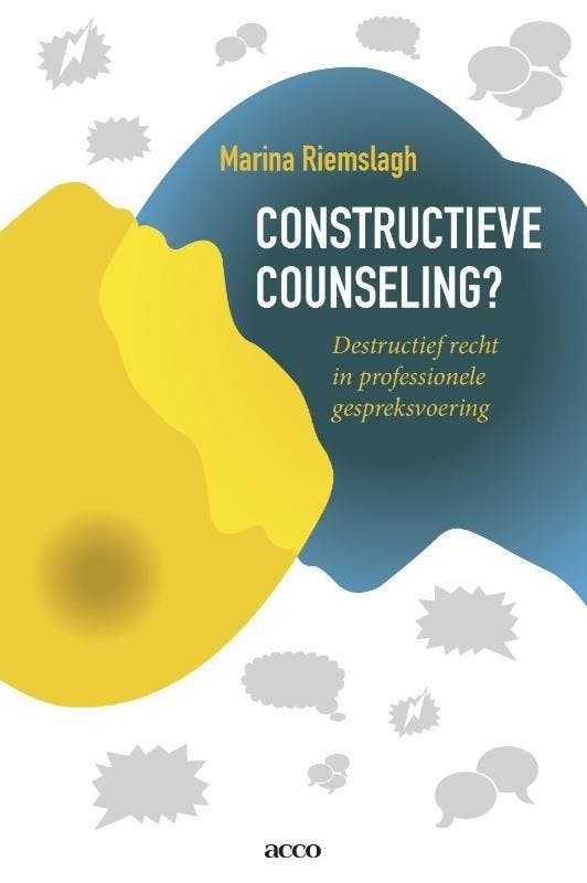 Constructieve counseling? - Marina Riemslagh 9789033488276, Boeken, Wetenschap, Zo goed als nieuw, Verzenden