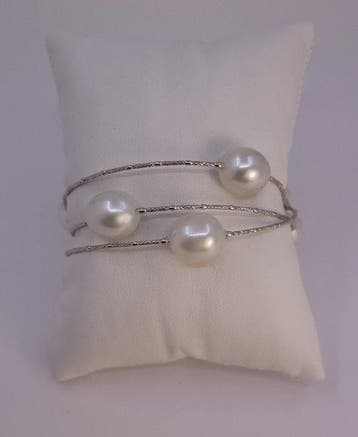 Armband - 18 karaat ALGT-gecertificeerde witte, Nieuw