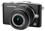 Olympus PEN mini E-PM1 Systeemcamera + M.Zuiko Digital ED 14, Verzenden, Zo goed als nieuw