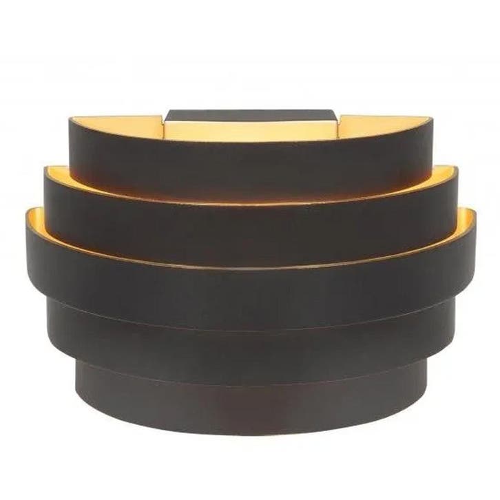 Moderne wandlamp | Zwart | Rond | 20cm | G9 fitting  | Scudo, Huis en Inrichting, Lampen | Wandlampen, Nieuw, Metaal, Ophalen of Verzenden