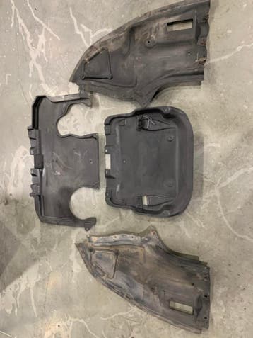 Mercedes W220 S-klasse S600 V12 beplating bekleding bodemset, Gebruikt, Mercedes-Benz