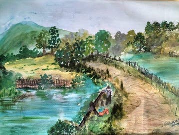 Bernard Harper Wiles (1883–1966), Atribuido a - Paisaje