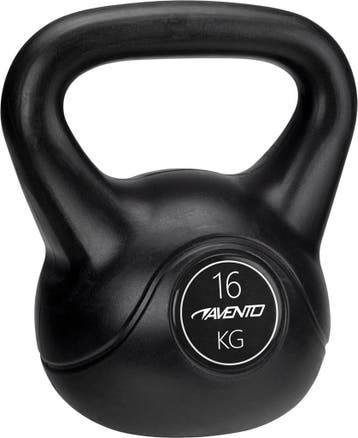 Avento Kettlebell - 16 kg - Zwart, Ophalen of Verzenden, Zo goed als nieuw, Avento
