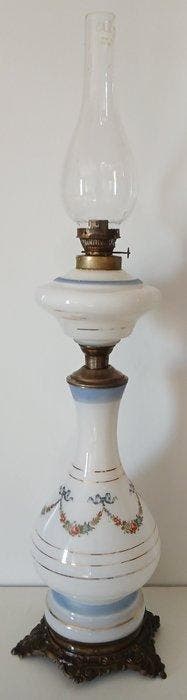 Lamp (2) - Glas, Brons