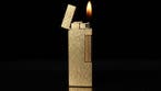 Dunill - Fine Bark Pattern Rollagas Lighter - Zonder, Nieuw