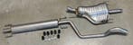 Complete uitlaat Middendemper + Einddemper Opel Zafira, Verzenden, Nieuw