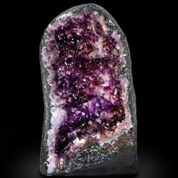 amethist - Geode - 43x24x19 cm- 26.2 kg, Verzamelen, Mineralen en Fossielen