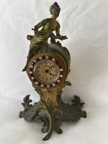 Console klok - sconosciuto - Brons - 1920-1930 - Mantelklok