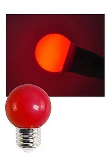 E27 Party ledlamp 1,5 watt Rood Mini IP65, Verzenden, Nieuw