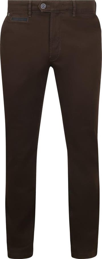Gardeur Chino Benny 3 Donkerbruin maat 26 Heren, Gardeur, Bruin, Verzenden, Nieuw