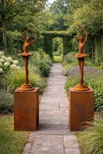 sculptuur, Exclusieve set van 2 ballerina sculpturen –