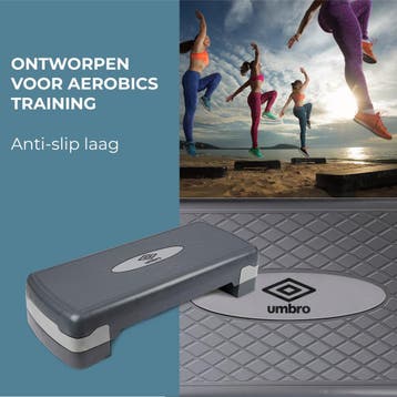 Umbro Stepper Fitness Verstelbaar 1015 cm – Fitness Step, Ophalen of Verzenden, Nieuw