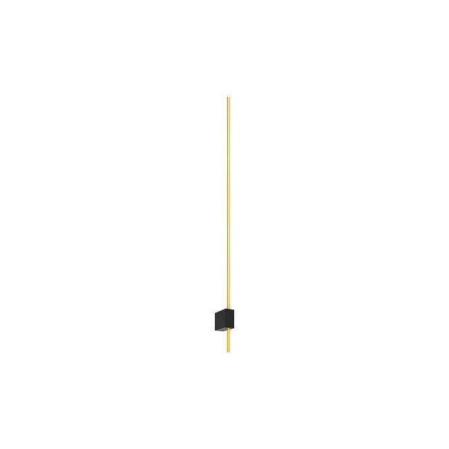 Wandlamp | COMO | 12W | 90cm | Goud | IP20, Huis en Inrichting, Lampen | Wandlampen, Nieuw, Metaal, Ophalen of Verzenden