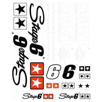 Stickerset Stage6 MKII wit 20-delig, Ophalen of Verzenden, Nieuw, Stage6