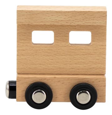 Tryco Houten Naturel Lettertrein - Eindwagon, Verzenden, Nieuw