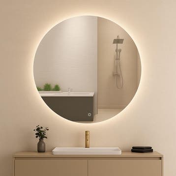 Badkamer Spiegel Rond Nella LUXE | Verlichting | Condensvrij, Nieuw