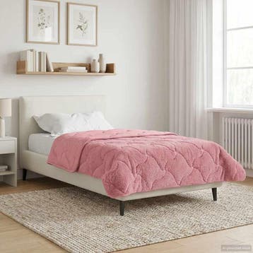 vidaXL Zomer Dekbed 155 x 200 cm Zomer Roze Ademend, Verzenden, Nieuw, Roze
