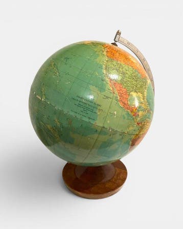 Globe - Paul Räth Staatkundige Globe - 1970-1980, Antiek en Kunst