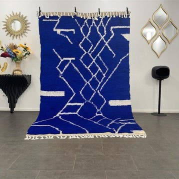 Berber, Tapijt van 100 % wol – traditionele weeftechniek –, Nieuw